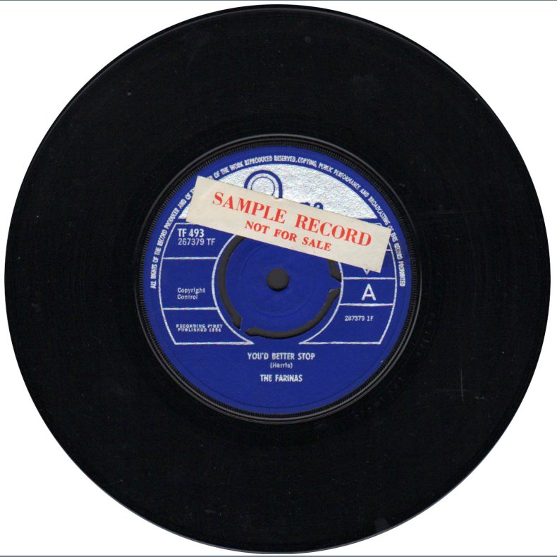 You Better Stop b/w I Like It Like That - Original 1964 UK Fontana label 2-track Promotional 7"