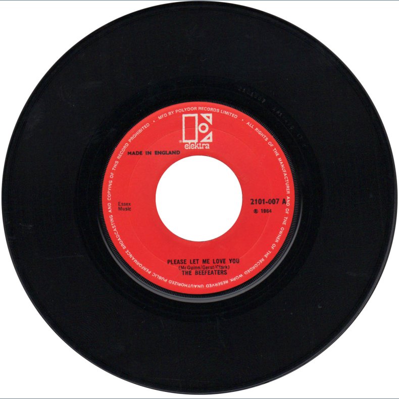 Please Let Me Love You b/w Don't Be Long - 1970 UK Elektra label 2nd Issue 2-track 7" Single