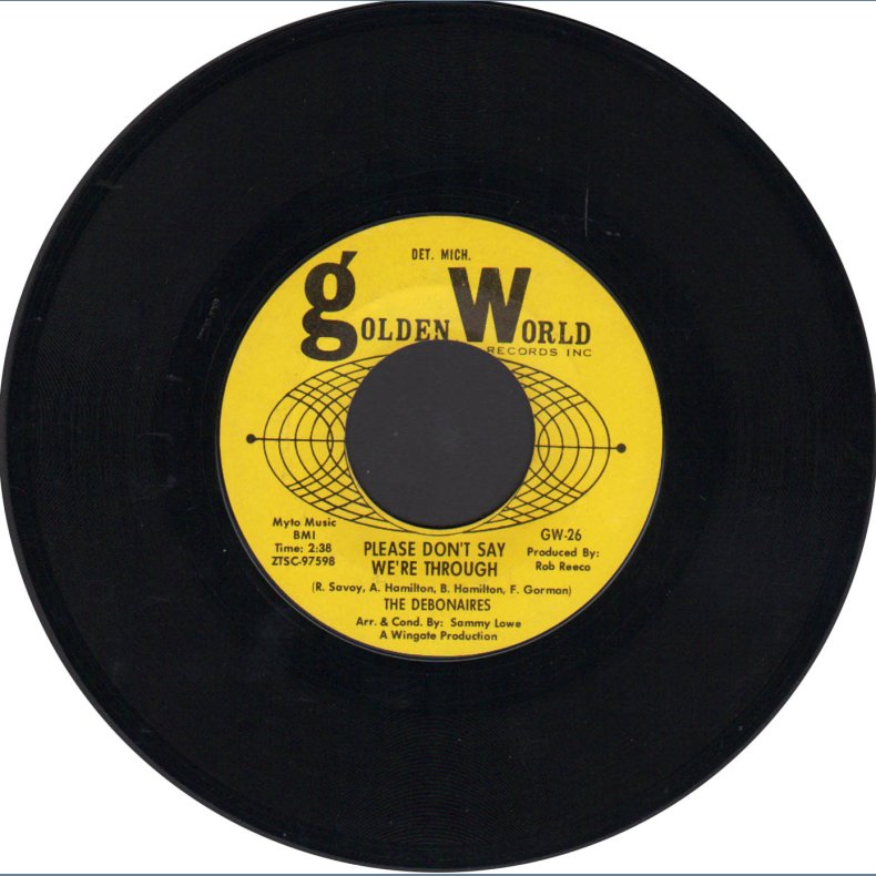 Eenie, Meenie, Gypsaleenie b/w Please Don?t Say We?re Through - 1965 US Golden World label 2-track 7