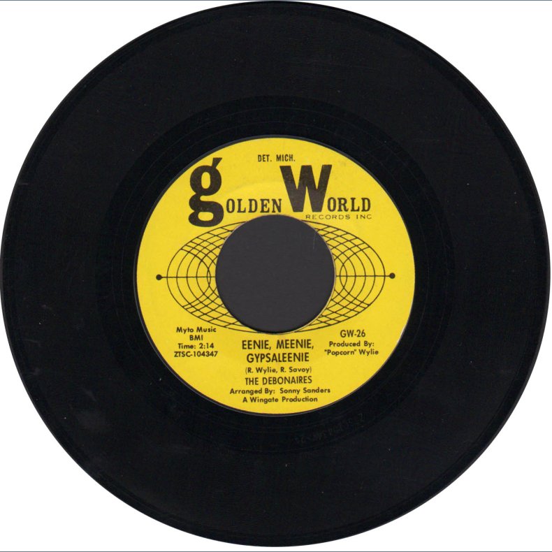Eenie, Meenie, Gypsaleenie b/w Please Don?t Say We?re Through - 1965 US Golden World label 2-track 7