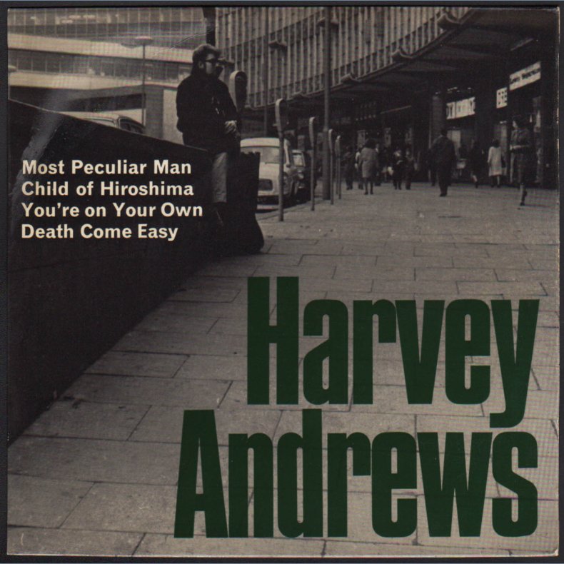 Harvey Andrews EP - 1965 UK Transatlantic label 4-track 7" EP