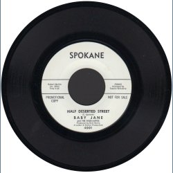 Hickory Dickery Dock b/w Half Deserted Street - Original 1963 US Spokane label 2-track 7" - w/l prom
