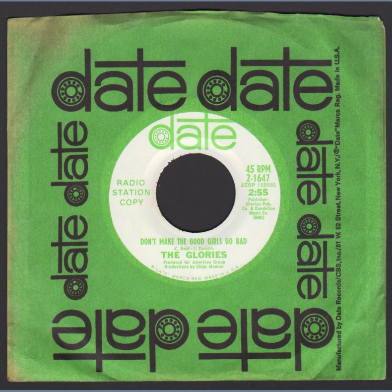 Don't Make The Good Girls Go Bad b/w The Dark End Of The Street - Original 1969 US WL Promo 7"