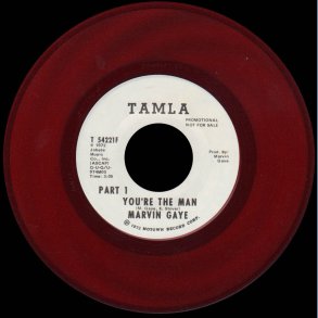 You're The Man (Parts 1 & 2) - Original 1972 US Tamla ýlabel 2-track Clear Red Vinyl Promotional 7