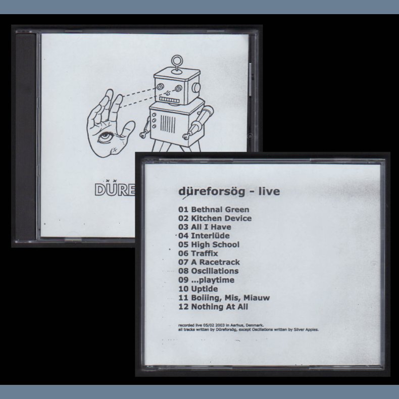 Live - 2003 Privately Relased 12-track CD Acetate