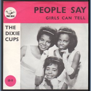 People Say b/w Girls Can Tell - Original 1964 Swedish Red Bird pressing 2-track 7