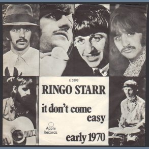 It Don't Come Easy b/w Early 1970 - Original 1971 Danish pressed Apple label 2-track 7