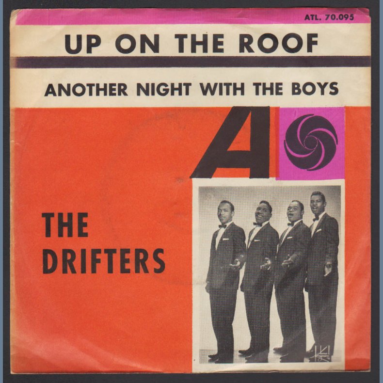 Up On The Roof b/w Another Night With The Boys - Original 1962 Swedish Atlantic label 2-track 7"