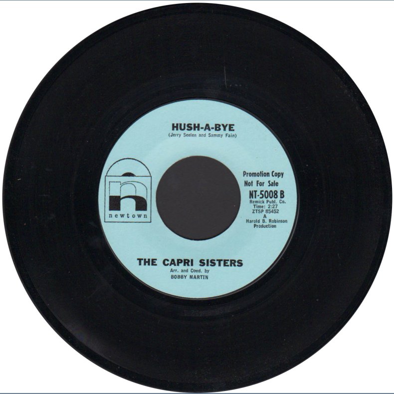 Is It True? b/w Hush-A-Bye - Original 1964 US Newtown label Promotional Issue 2-track 7" Single