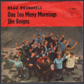 One Too Many Mornings b/w She Reigns - 1966 Germany Warner Bros label 2-track 7