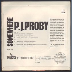 Somewhere - Original 1964 UK Liberty label 4-track 7" EP