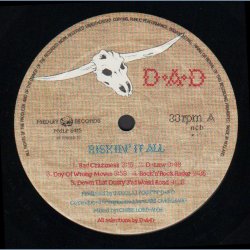 Riskin' It All - 1991 Dutch Pressed MMedley label 11-track LP