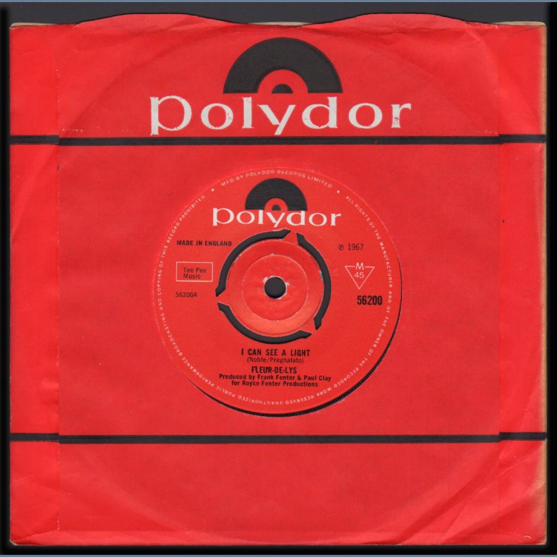 I Can See A Light b/w Prodigal Son - Original 1967 UK Polydor label 2-track Mono 7" Single