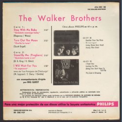 Stay With Me Baby - Original 1967 Spanish Philips label 4-track 7" EP