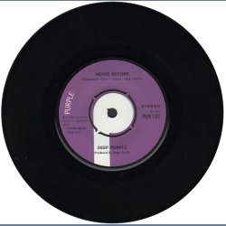 Never Before b/w When A Blind Man Cries - Original 1972 Danish Purple label 2-track 7" Single