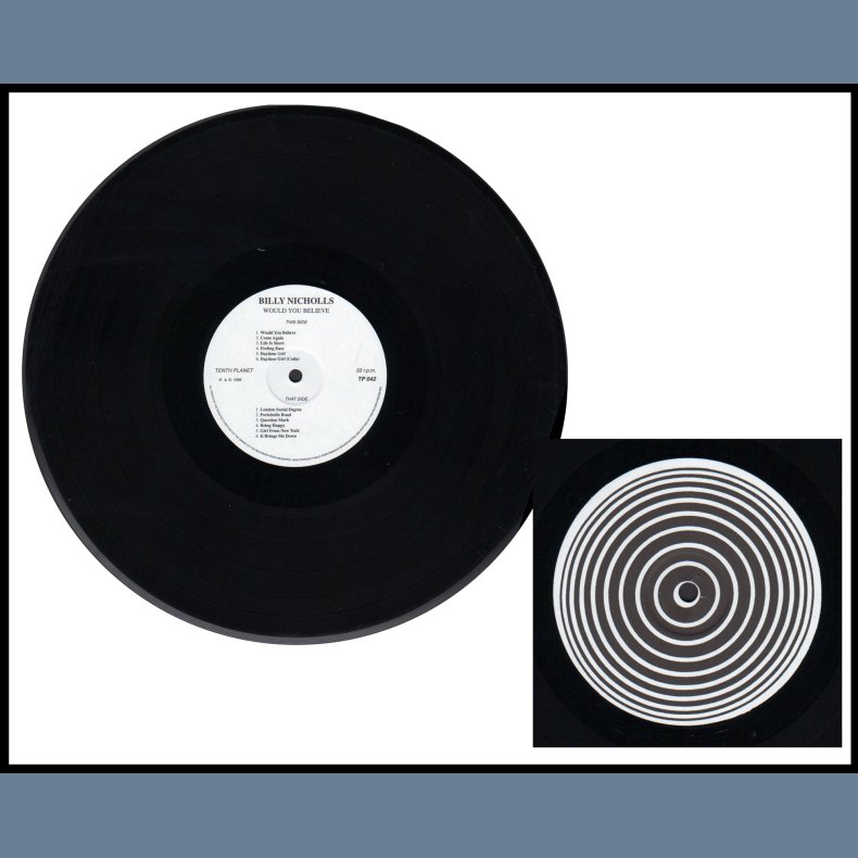 Would You Believe Billy Nicholls - 1998 UK Tenth Planet label 12-track Reissue LP