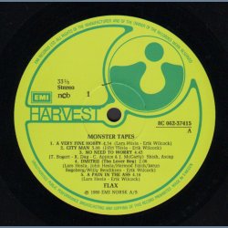 Monster Tapes - Original 1980 Norwegian 10-track LP