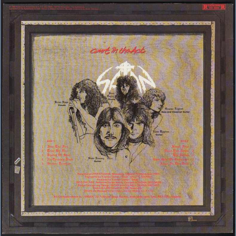 Court In The Act - Original 1983 Dutch pressed Roadrunner label 10-track LP