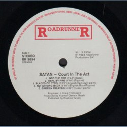 Court In The Act - Original 1983 Dutch pressed Roadrunner label 10-track LP