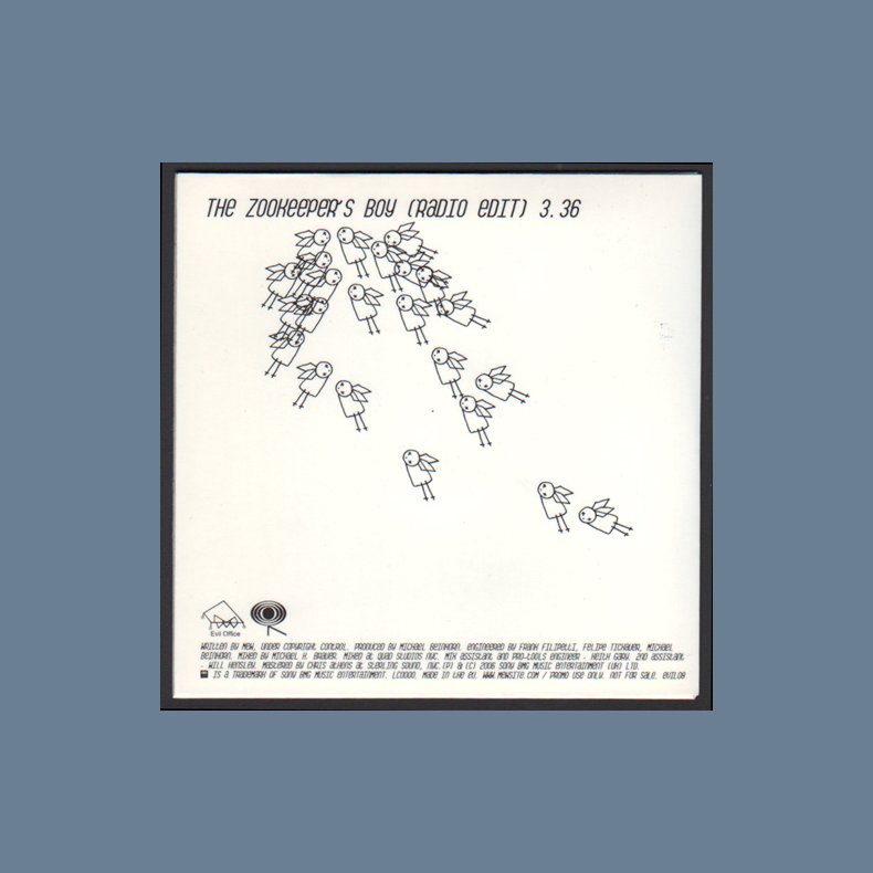 The Zookeeper's Boy - Original 2006 UK Columbia label 1-track Promotional issue CD