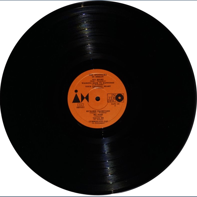The Spotnicks In Berlin - 1970 Swedish Interdisc label 14-track Stereo LP