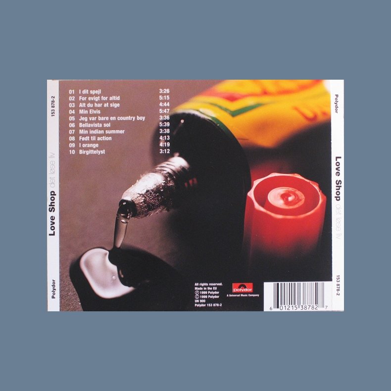 Det lse liv - 1999 Danish Polydor/Universal label 10-Track CD