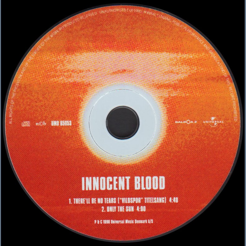 There'll Be No Tears - 1999 Danish Balboa 2-Universal label 2-track CD Single