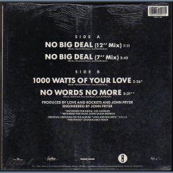 No Big Deal - Original 1989 US Big Time label 4-track 12" Single