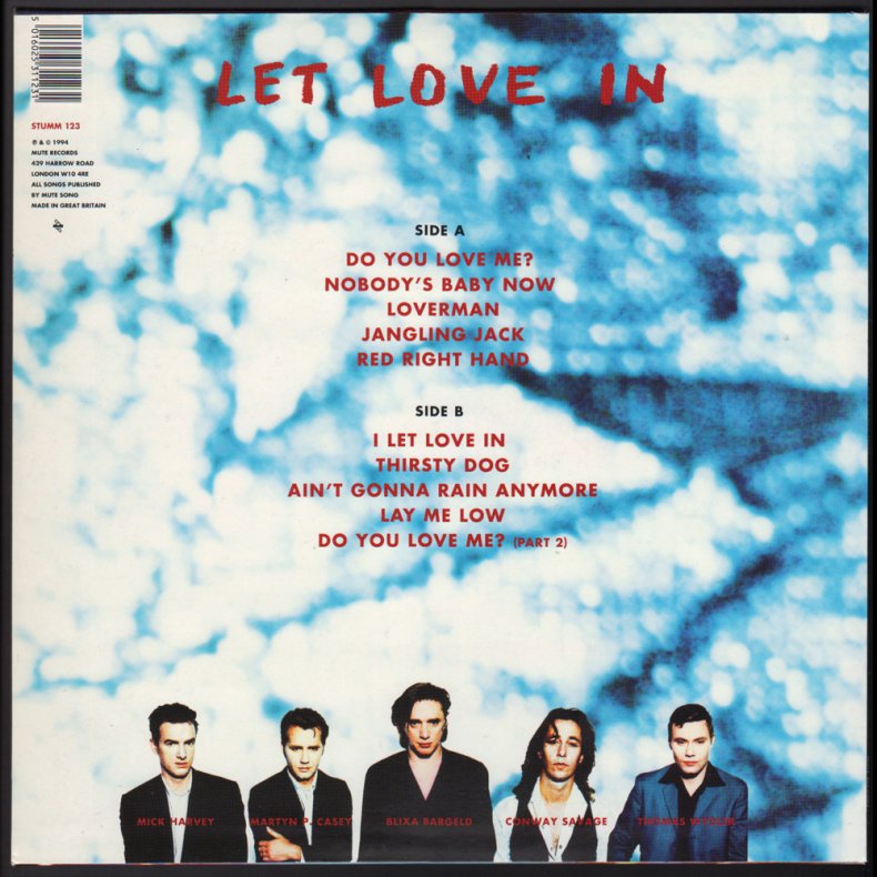 Let Love In - Original 1994  UK Mute label 10-track LP