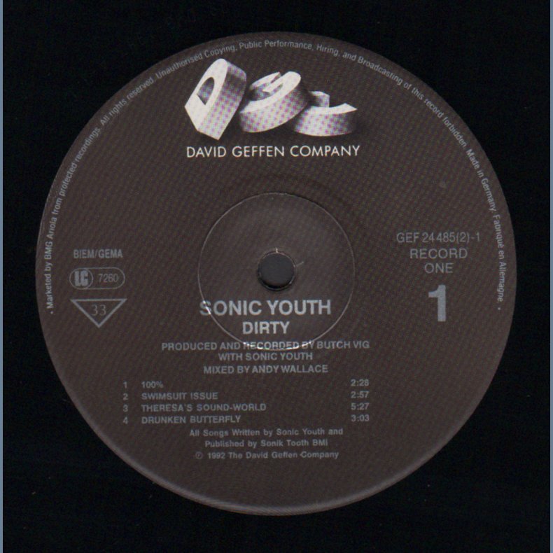 Dirty - Original 1992 German pressed 16-track 2LP Set