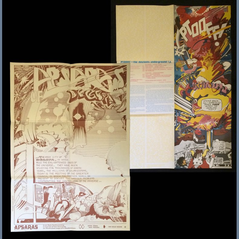 Ptooff - 1983 UK Psycho label 8-track LP