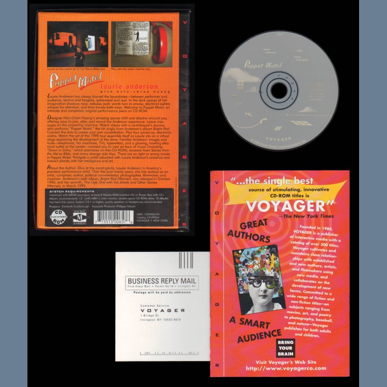 The Puppet Motel - 1995 US Voyager label CD-Rom