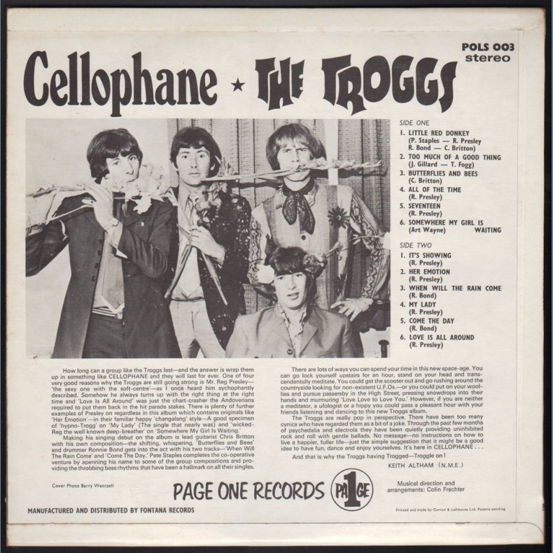 Cellophane - Original 1967 UK Page One 12-track Stereo LP
