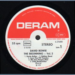 The Beginning Vol. 2 - 1973 German Deram label 10-track LP