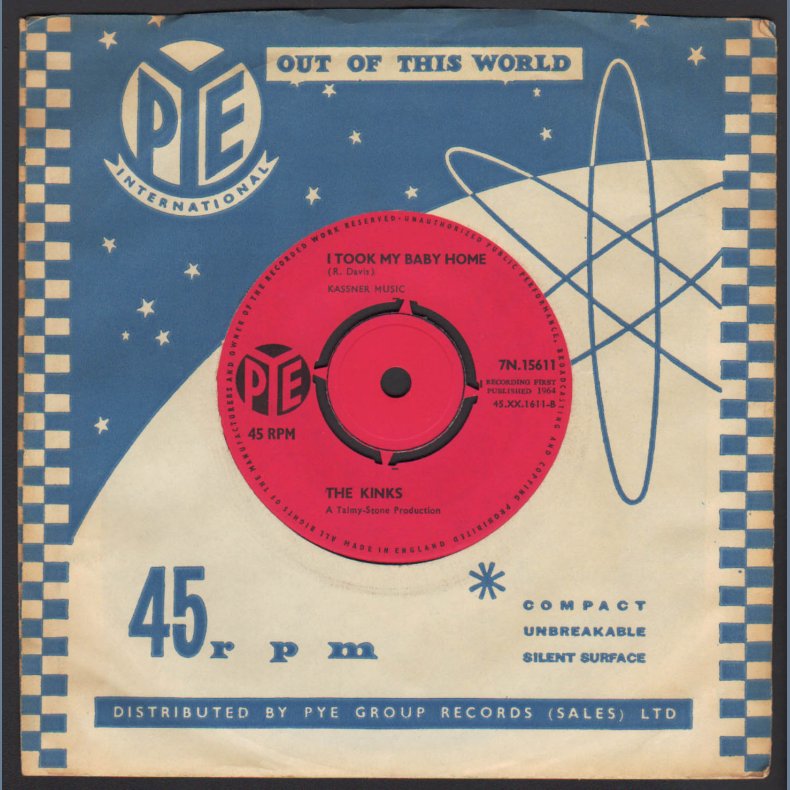 Long Tall Sally b/w I Took My Baby Home - Original 1964 UK Pye label 2-track 7" Single