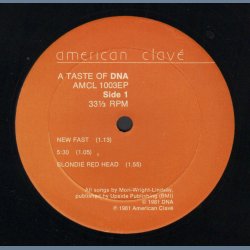 A Taste Of DNA - Original 1981 US  American Clav&eacute; label 6-track LP