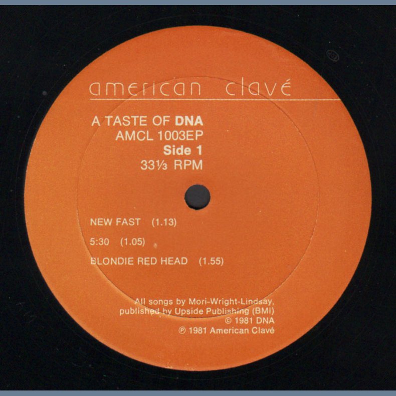 A Taste Of DNA - Original 1981 US  American Clav&eacute; label 6-track LP
