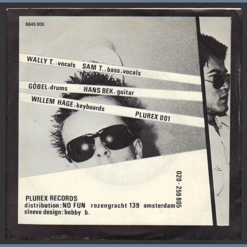 Daddy Is My Pusher b/w We're So Glad Elvis Is Dead - Original 1978 Dutch Plurex lavel 2-track 7"