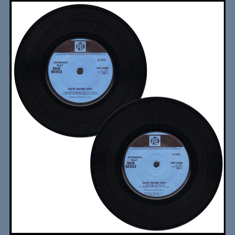 Hits - Original 1967 UK Pye label 4-track Stereo 7" EP  