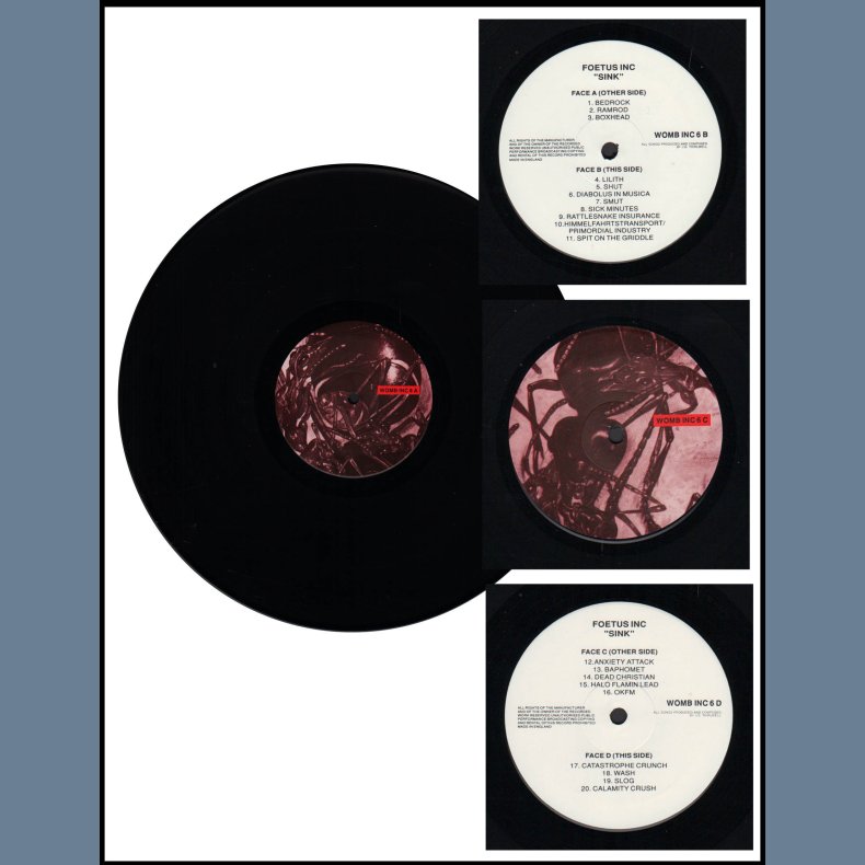 Sink - Original 1989 Self Immolation label 20-track 2LP 