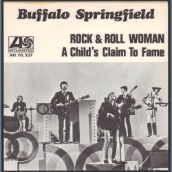 Rock &amp; Roll Woman b/w A Child's Claim To Fame - Original 1967 Swedish Atlantic label 2-track 7"