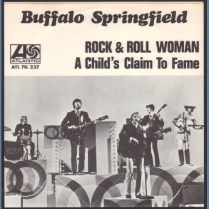 Rock & Roll Woman b/w A Child's Claim To Fame - Original 1967 Swedish Atlantic label 2-track 7