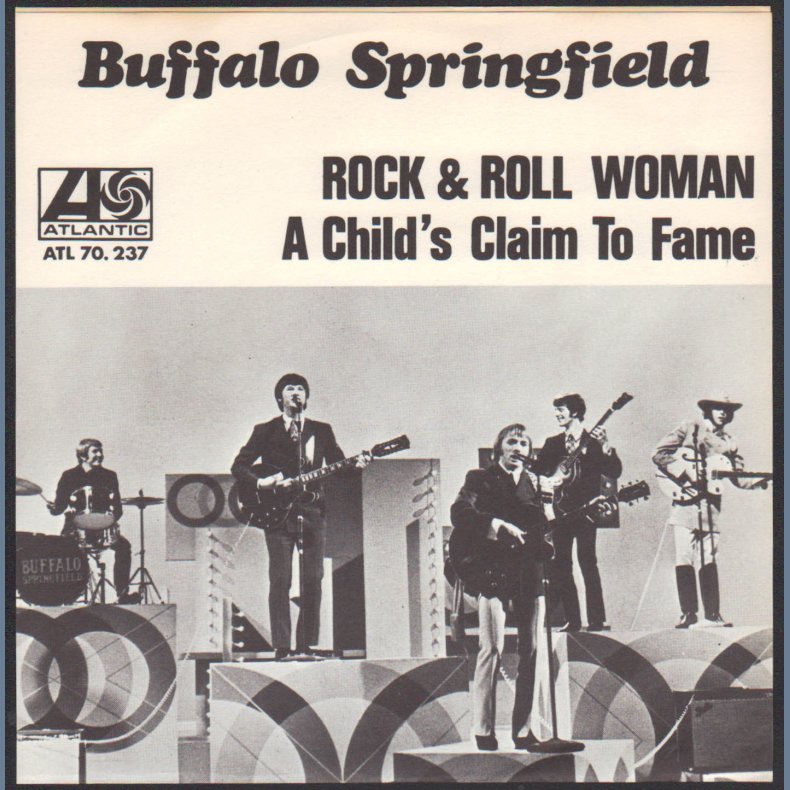 Rock &amp; Roll Woman b/w A Child's Claim To Fame - Original 1967 Swedish Atlantic label 2-track 7"