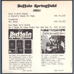 Rock &amp; Roll Woman b/w A Child's Claim To Fame - Original 1967 Swedish Atlantic label 2-track 7"