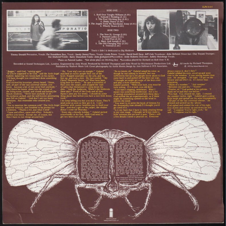 Henry The Human Fly - Original UK Island label 12-track LP - Pink Rim Palm Tree Labels