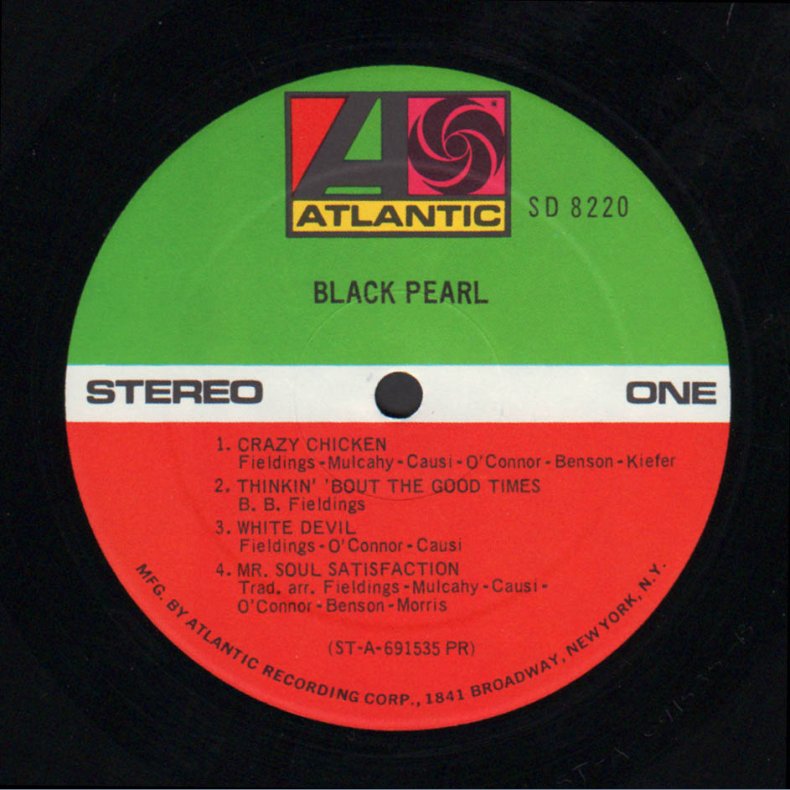 Black Pearl - 1970 UK Harvest label 1 st. Press 12-track Stereo LP 