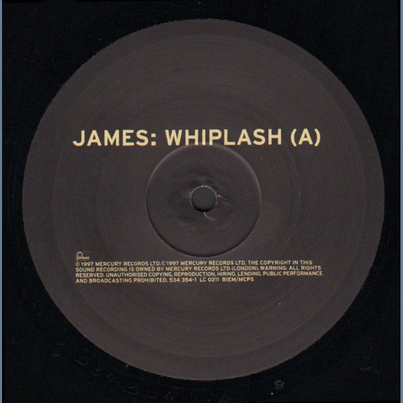 Whiplash - Original 1997 UK Fontana label 11-track LP