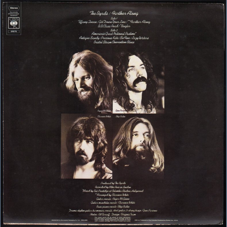 Farther Along - Original 1972 UK CBS label 11-track Stereo LP