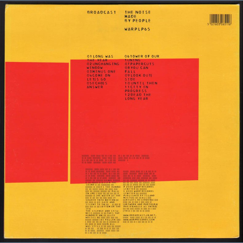 The Noise Made By People - Original 2000 UK Warp label 12-track 2LP Set - Incl. Inserts