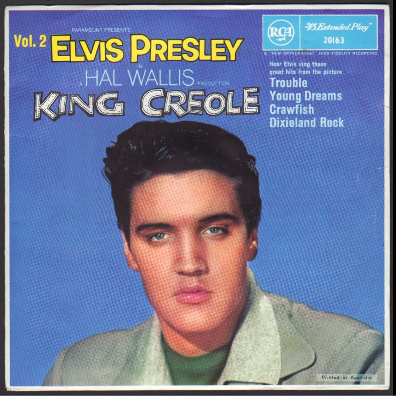 King Creole - Vol. 2 - late 1950ies Australian RCA label 4-track 7" EP